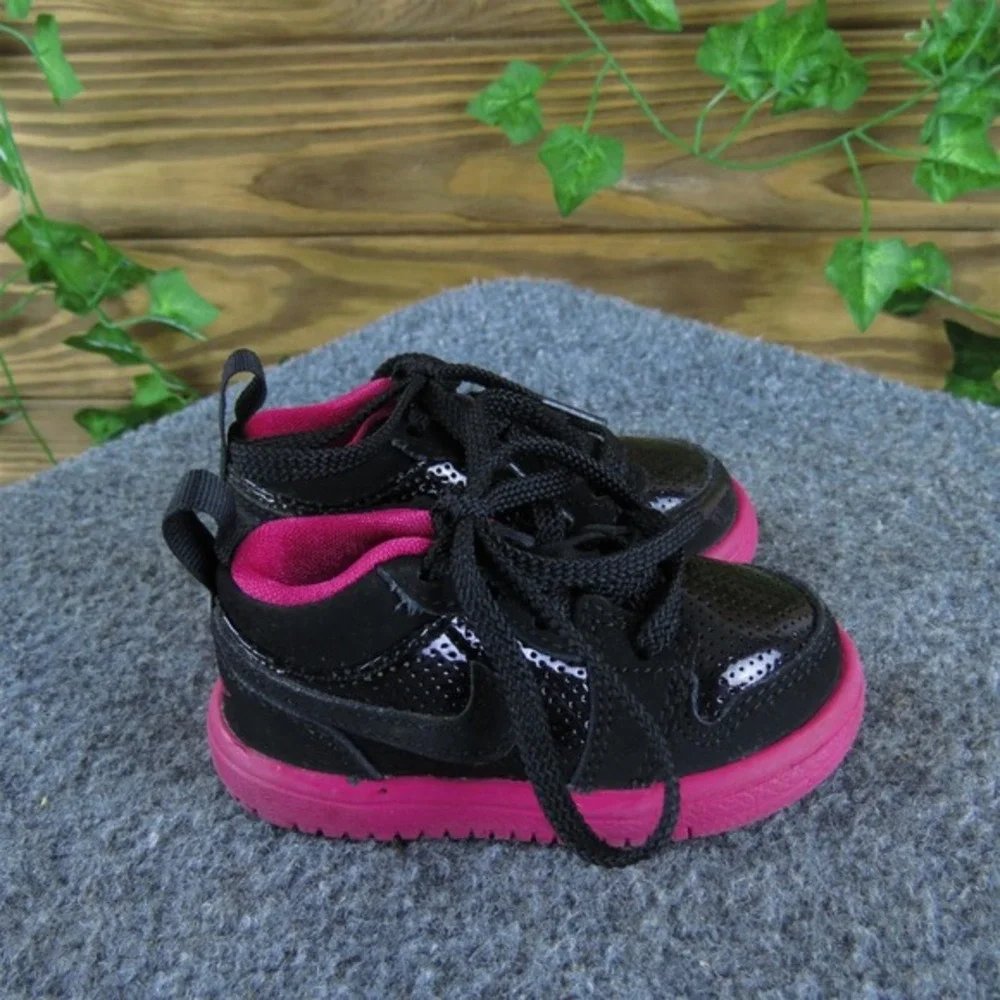 Nike Unisex Sneaker Air Jordan Sz T 4 Medium Black‎ Synthetic Lace Up
